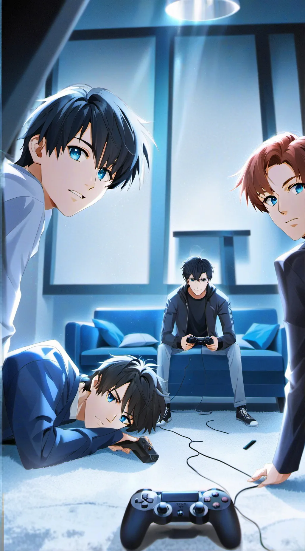 ai character: Family!  background