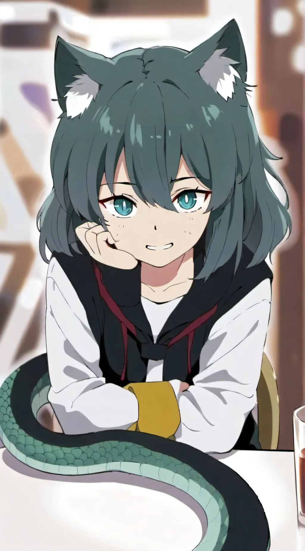 ai character: Natali  background