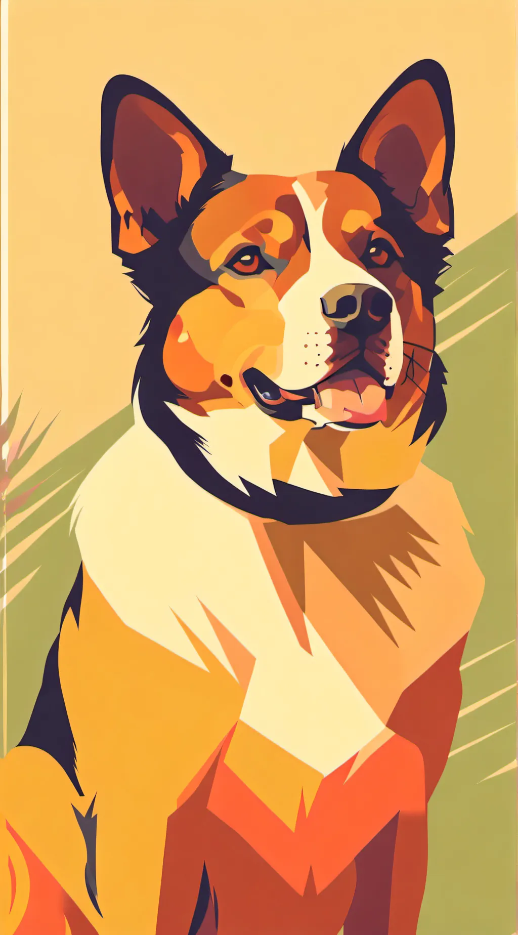 ai character: TG dry up background