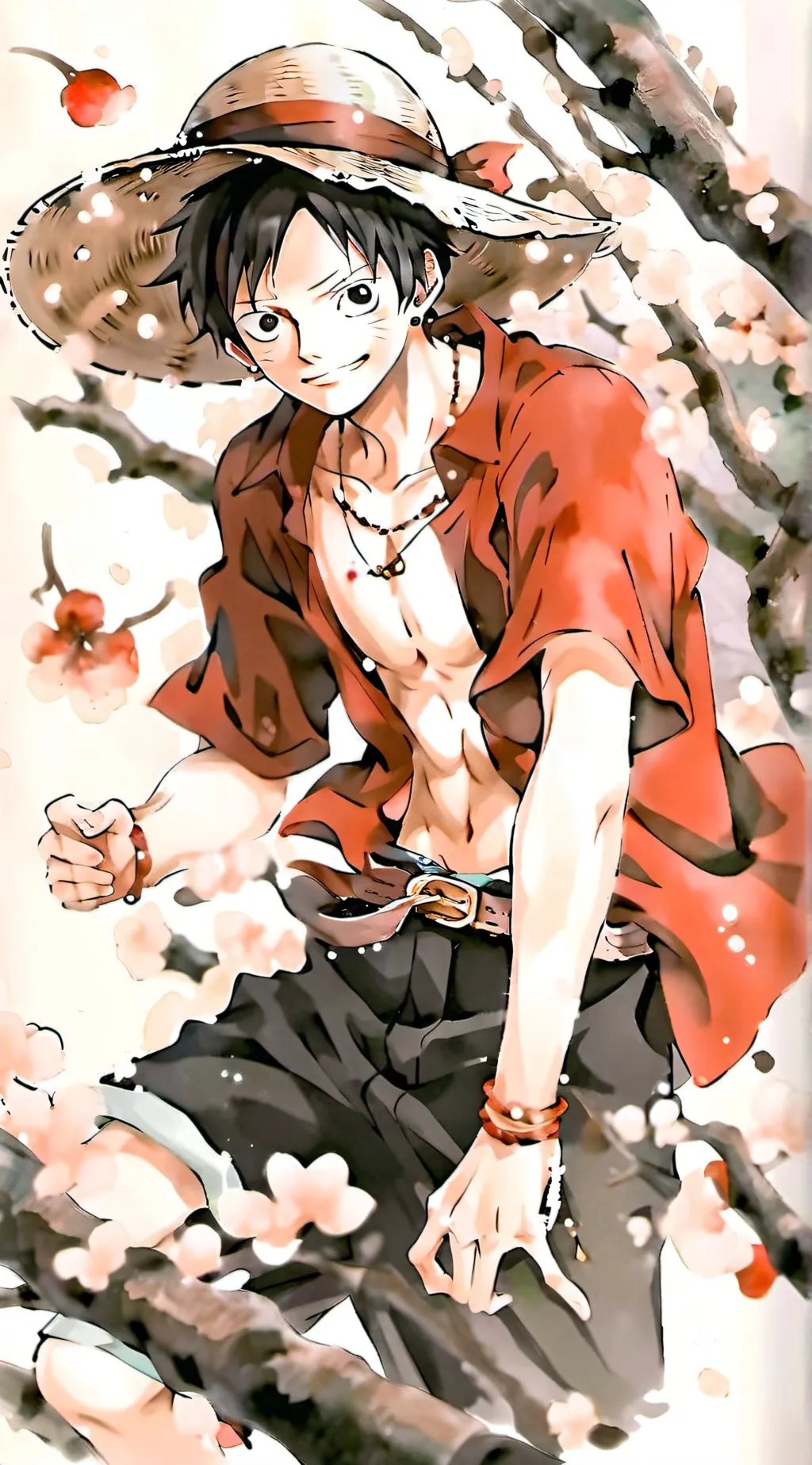 ai character: Luffy adds crews background