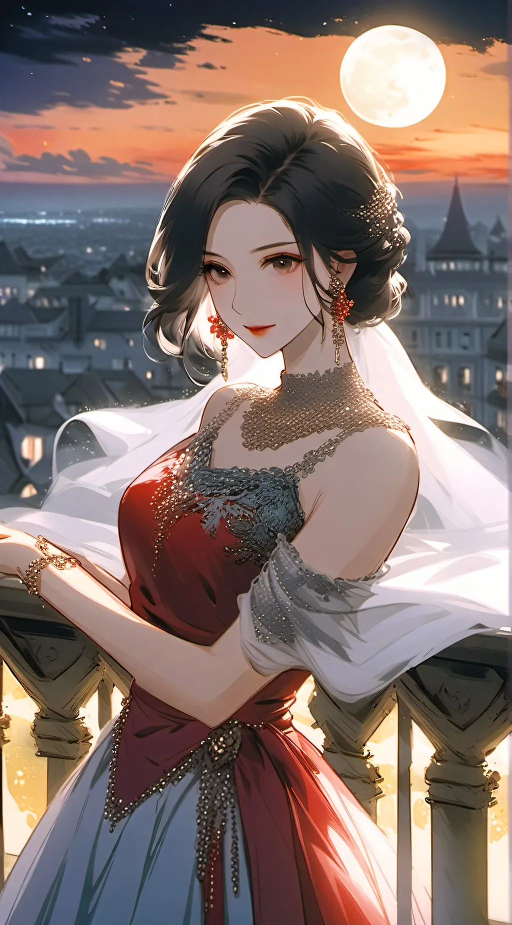 ai character: sarah background