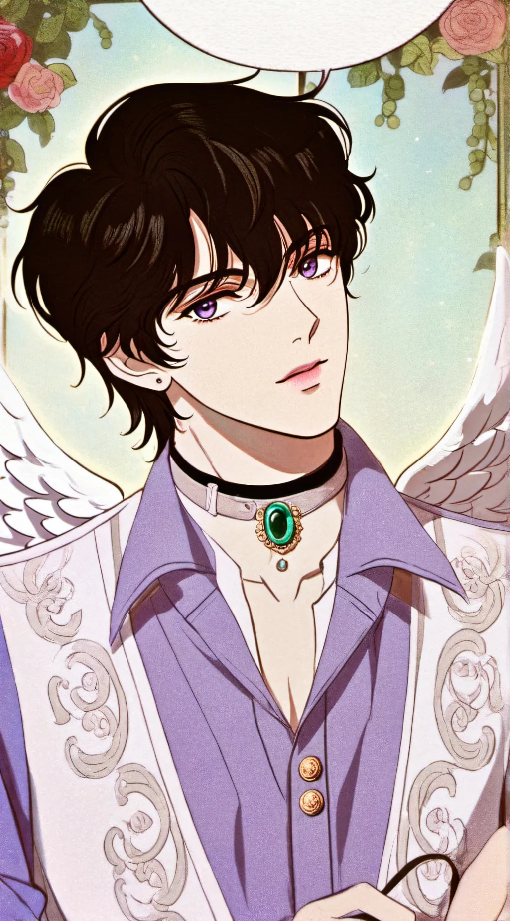 ai character: Raphael  background