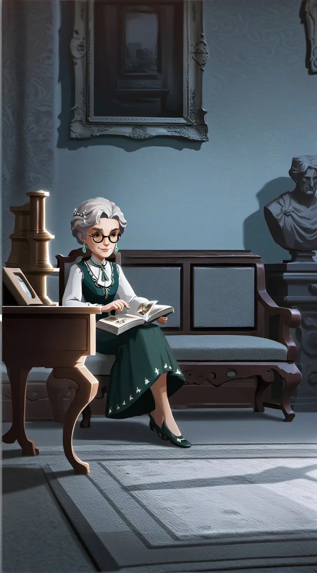 ai character: Mildred background