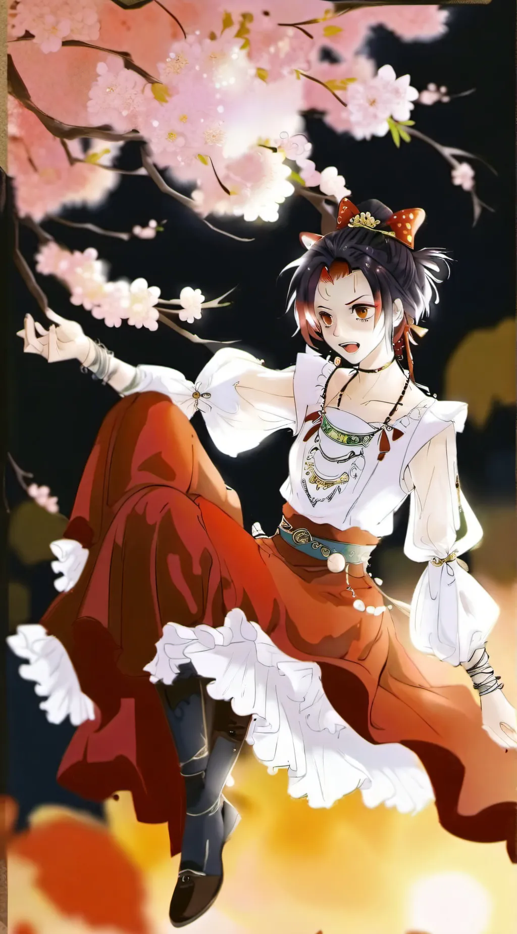 ai character: kny friendcircle background