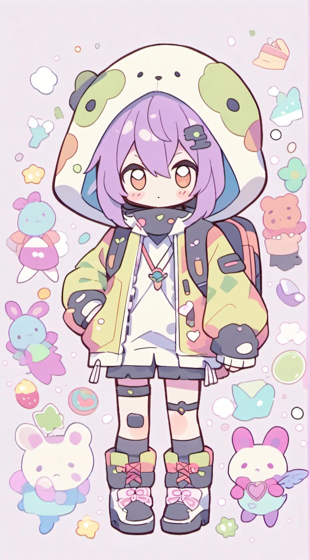 ai character: Layna background