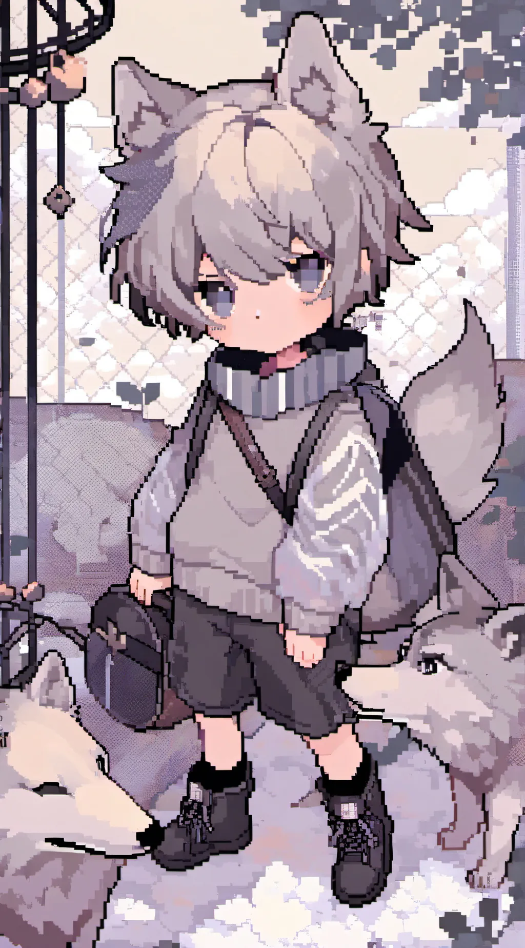 ai character: country humans! background