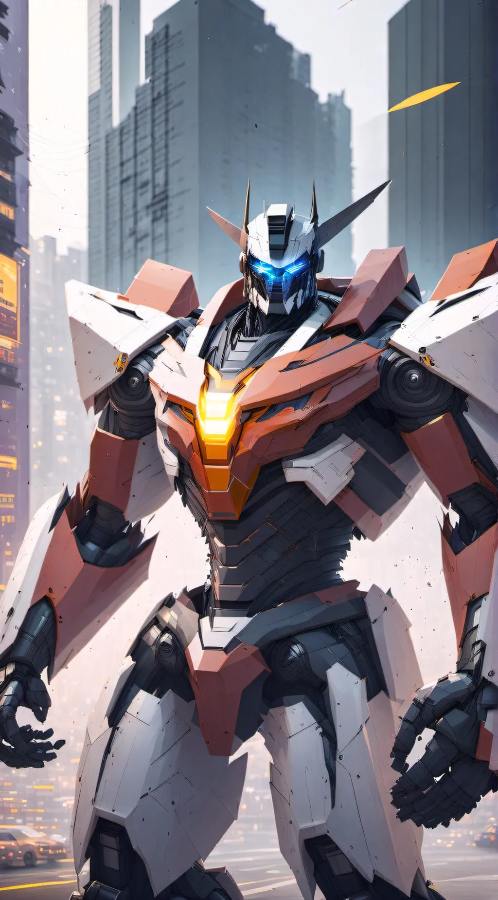 ai character: robot simulator background