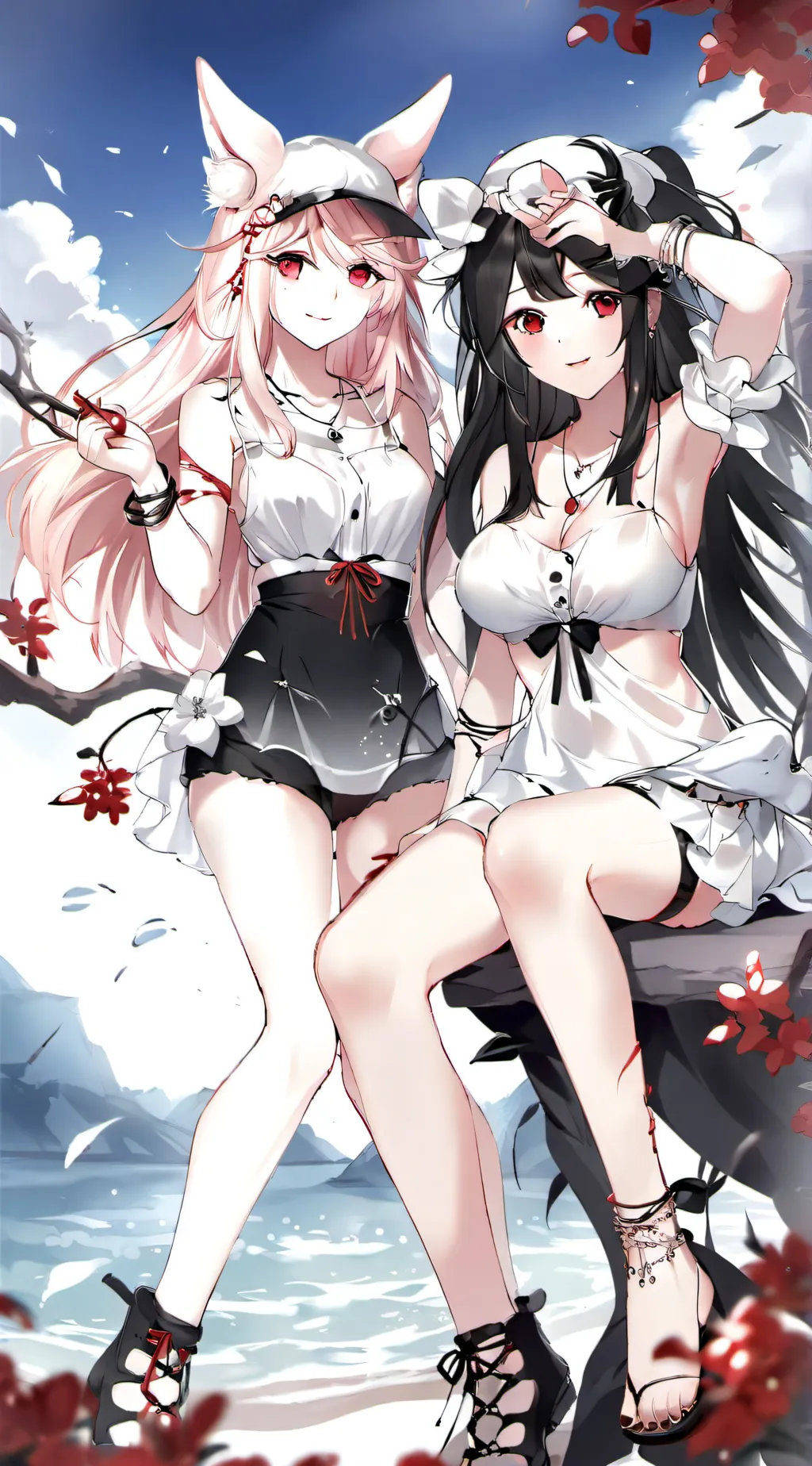 ai character: Laura & luna background