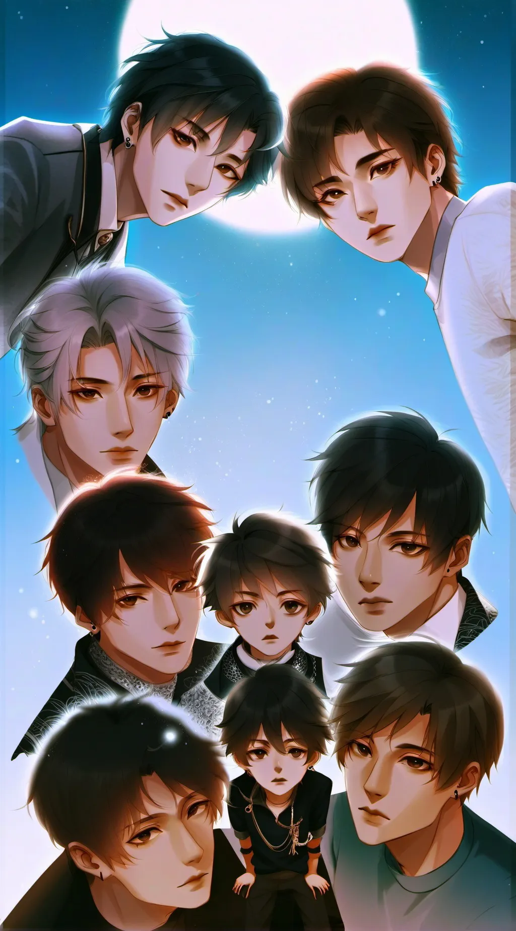 ai character: 7 hybriden background