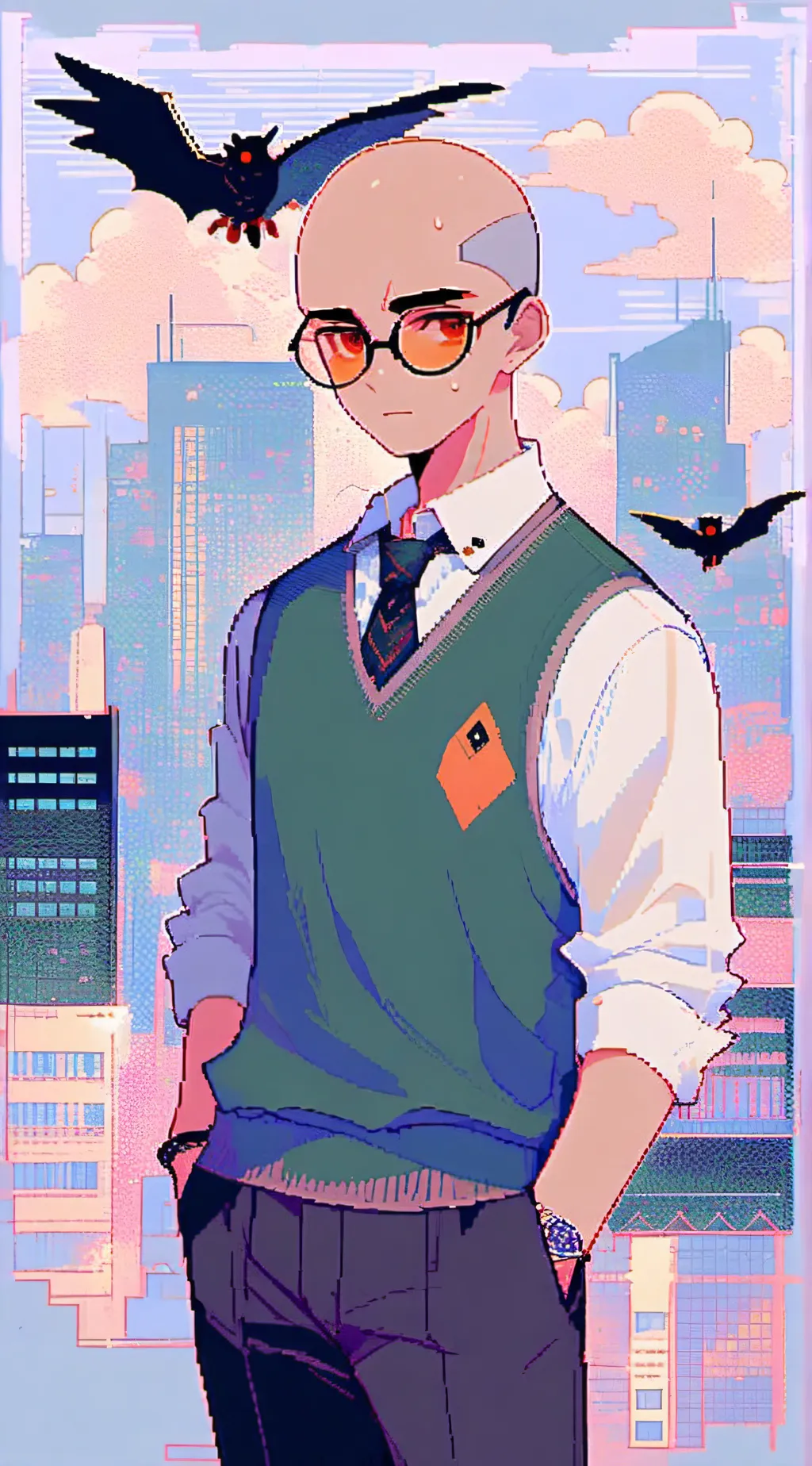 ai character: MAN KAREN  background