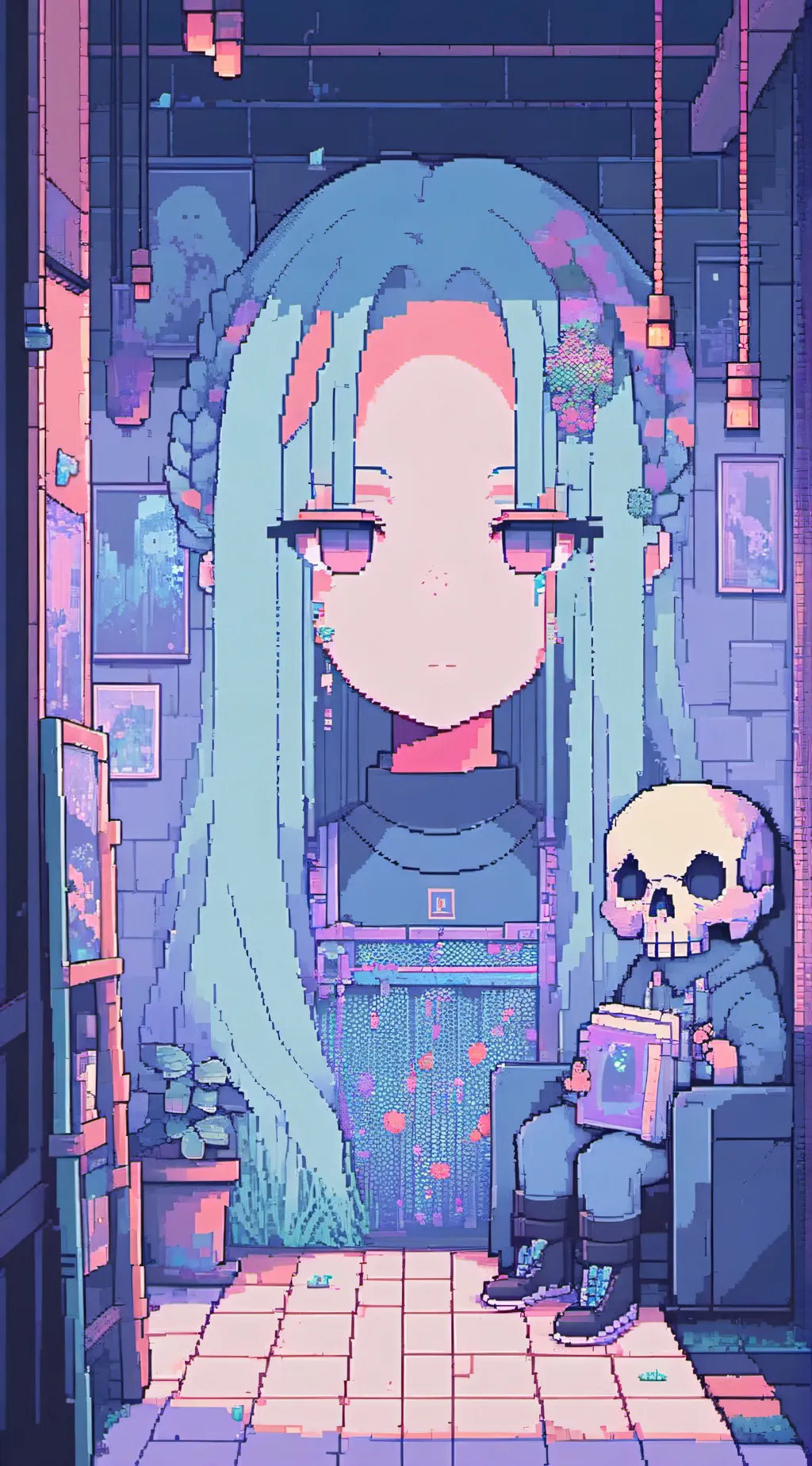 ai character: Candela😁 background