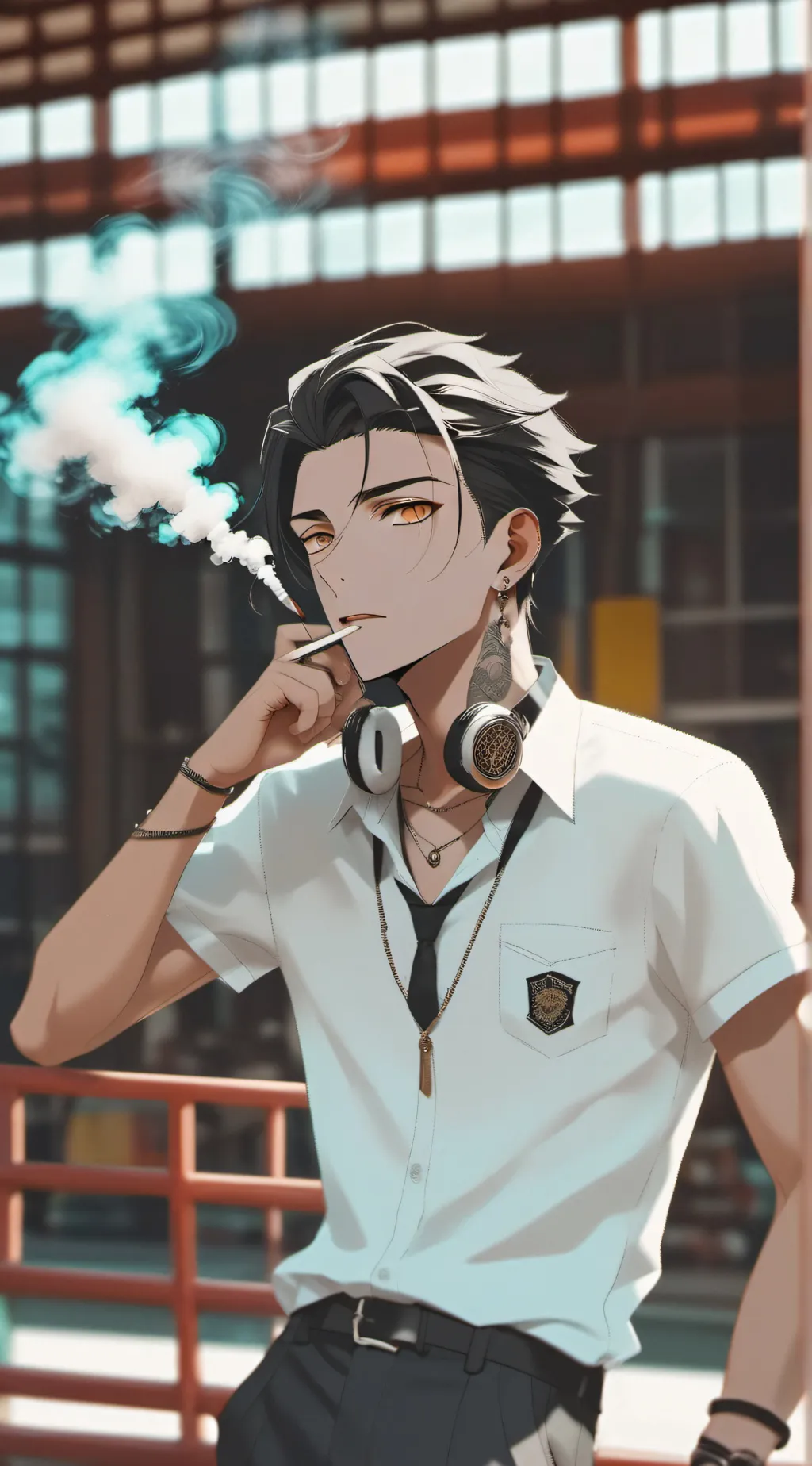 ai character: Cole  background