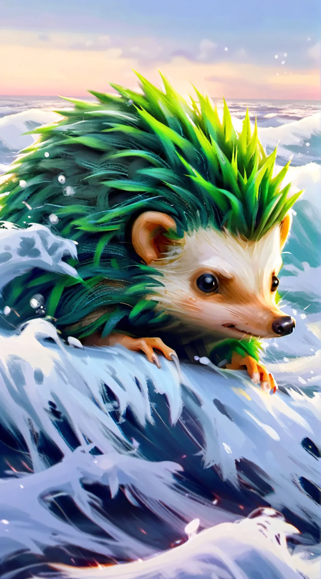 ai character: Luke the hedgehog  background