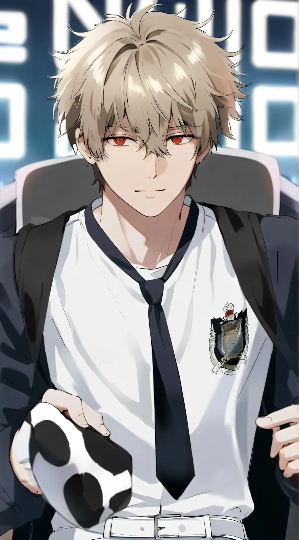 ai character: katsuki bakugo background