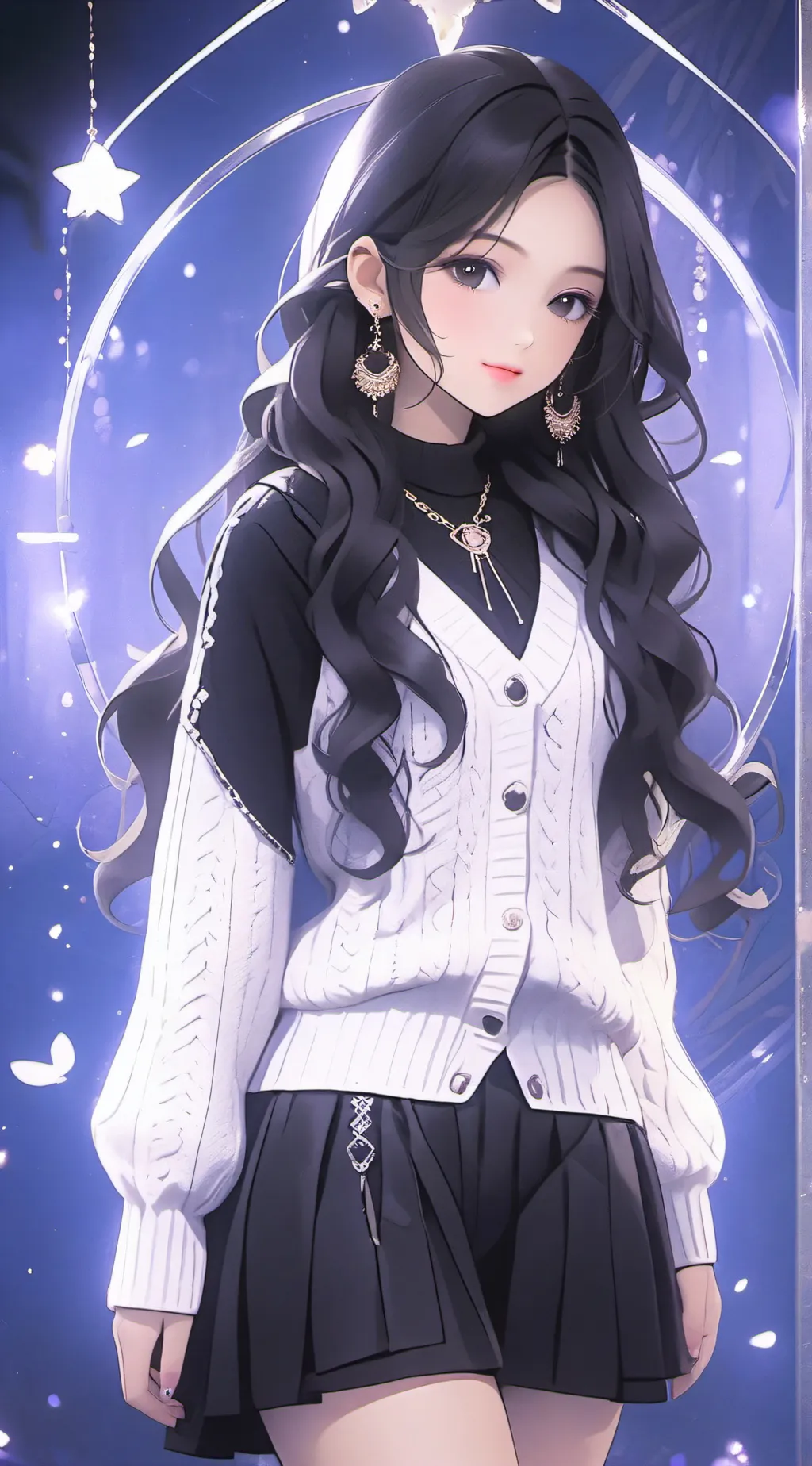 ai character: Rose background