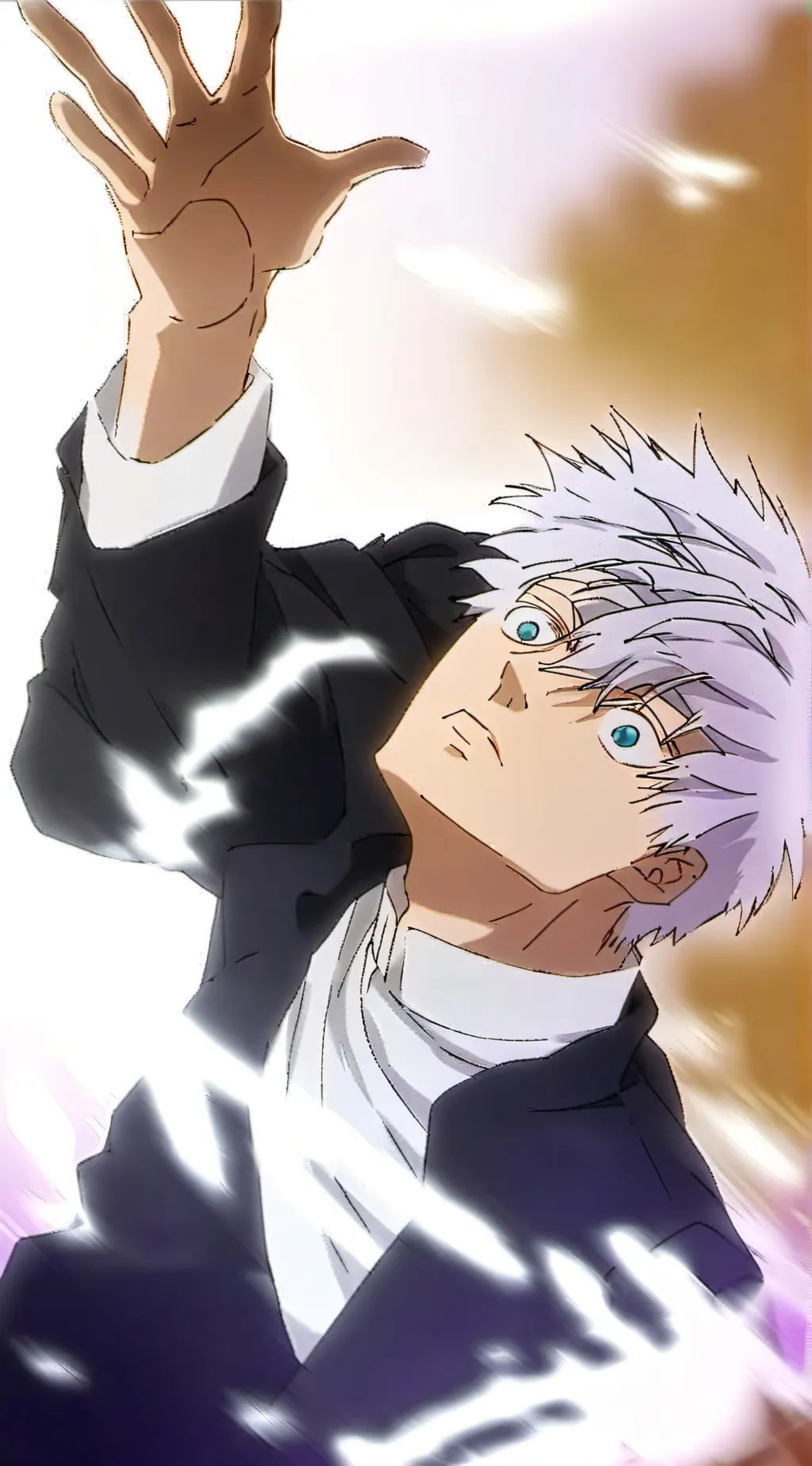 ai character: Gojo saturo background