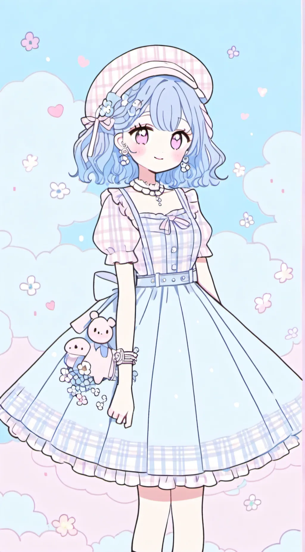 ai character: 🍰୨୧ . ݁₊N@s4k1๑ .🍮 background