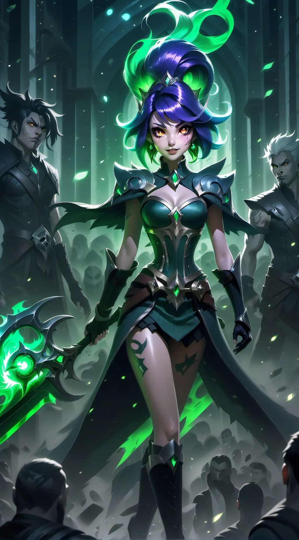 ai character: Crystal  background