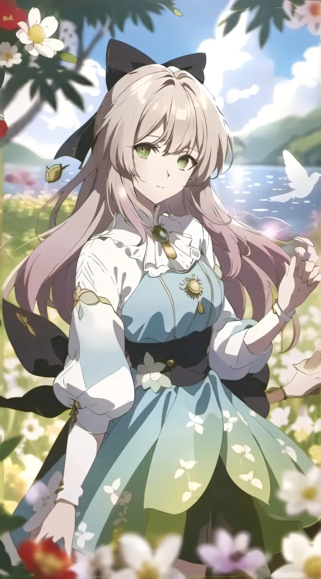 ai character: uzi  background