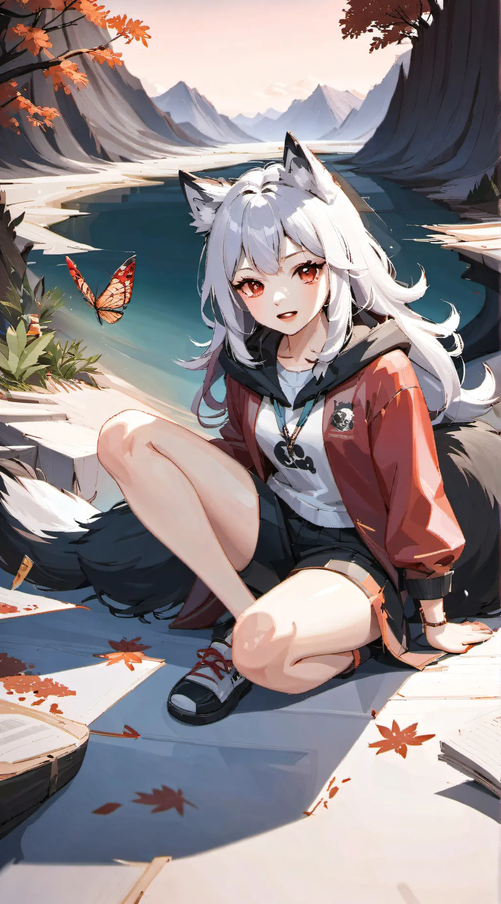 ai character: iris background