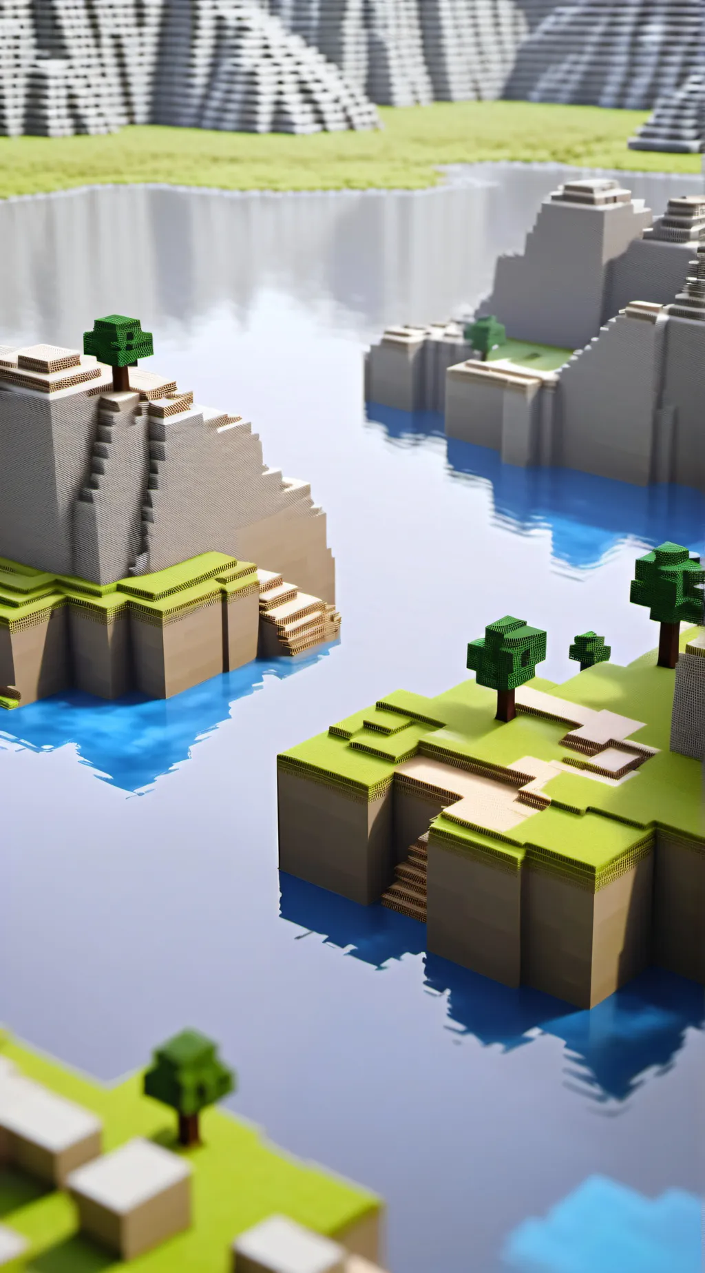 ai character: MINECRAFT background