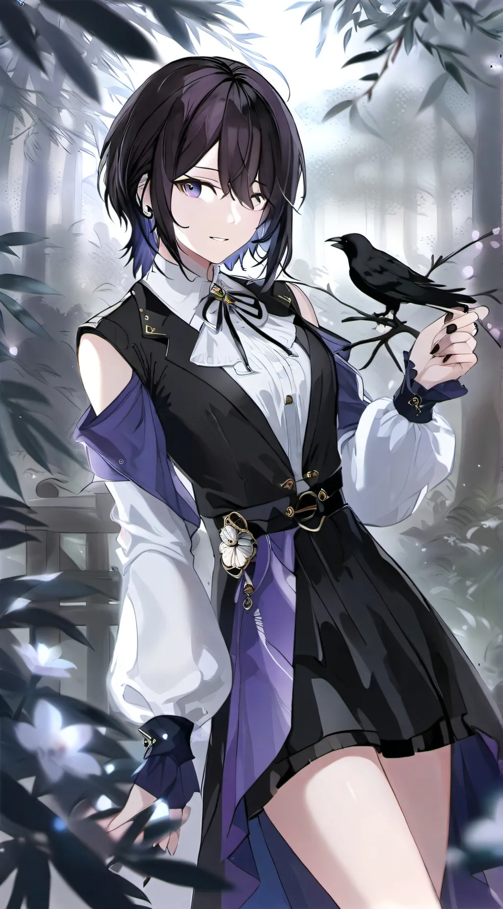 ai character: Kaoru background