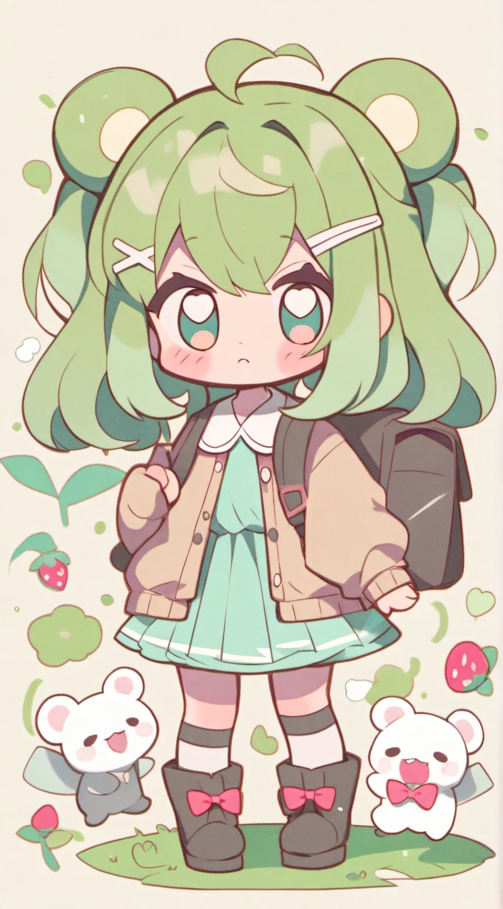 ai character: Lily Rose background