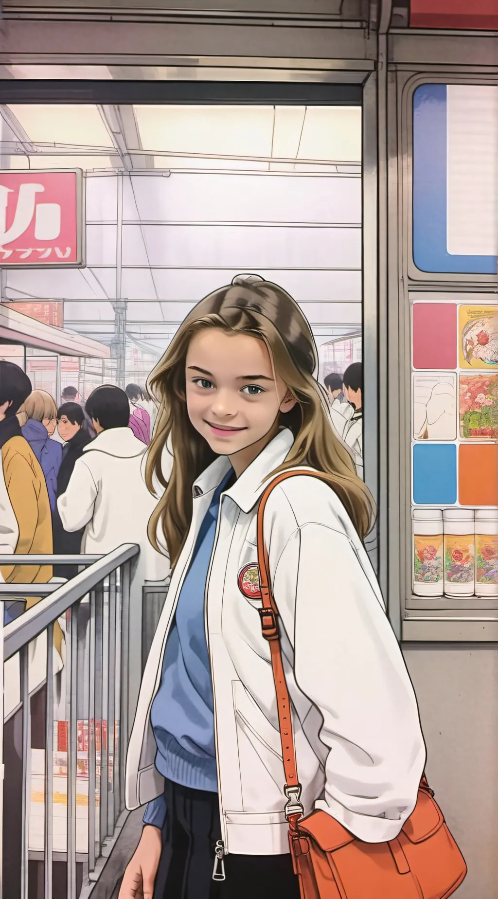 ai character: 1 group VS 1 group background