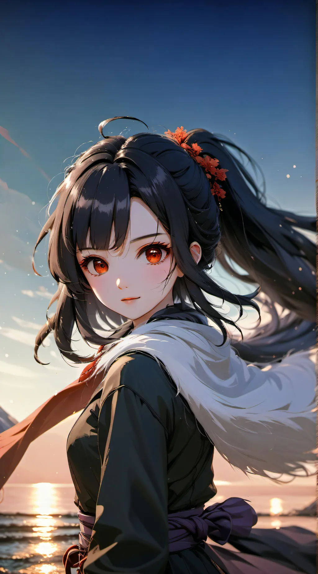 ai character: Nezuko background