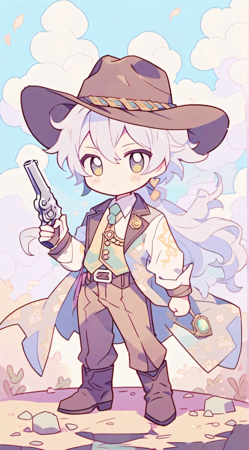 ai character: Malaysian sheriff  background