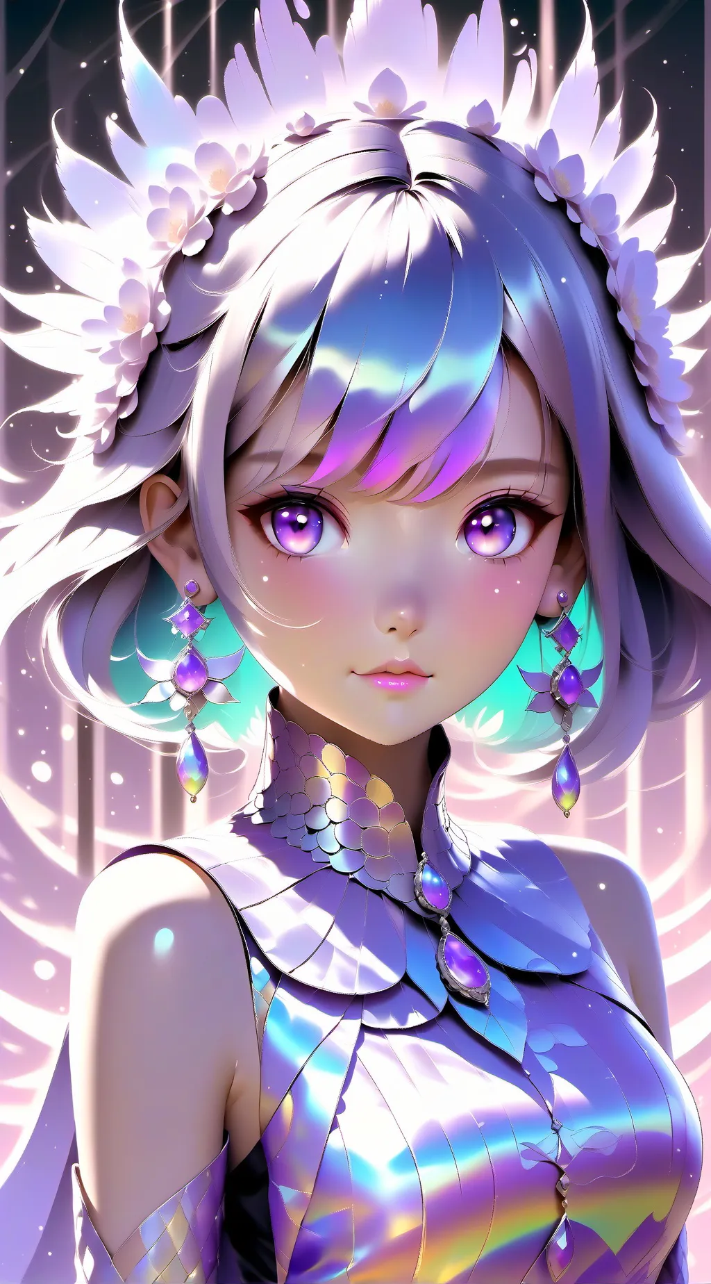 ai character: lily 💕🩰❤️🌺 background