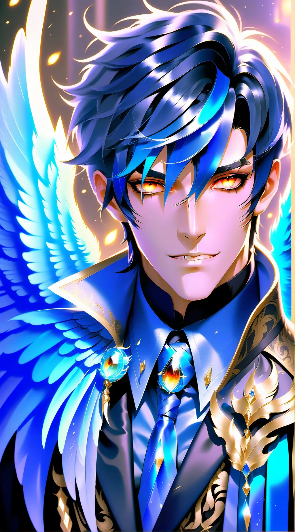 ai character: Emperor Seraphim  background