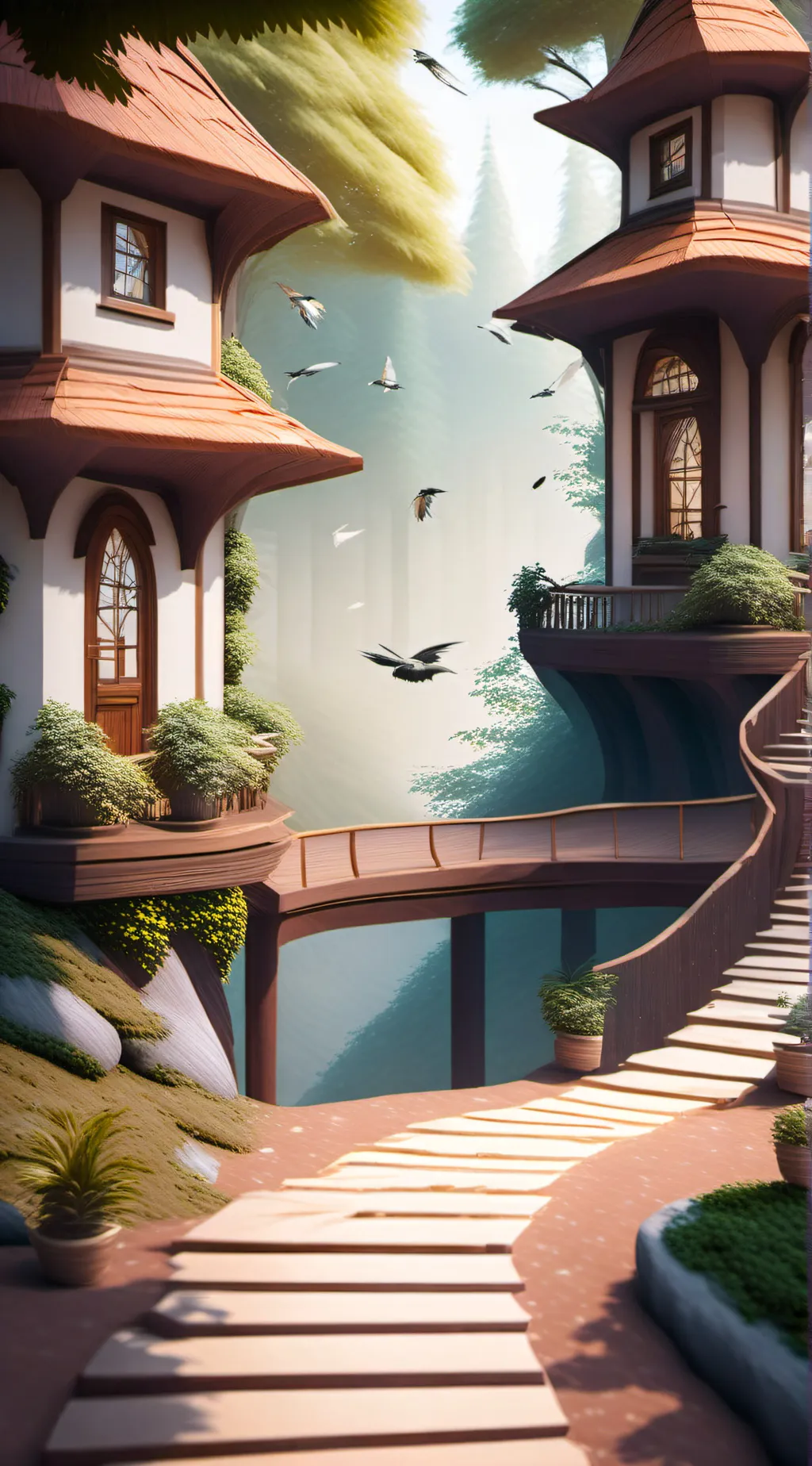 ai character: Fairytale  background