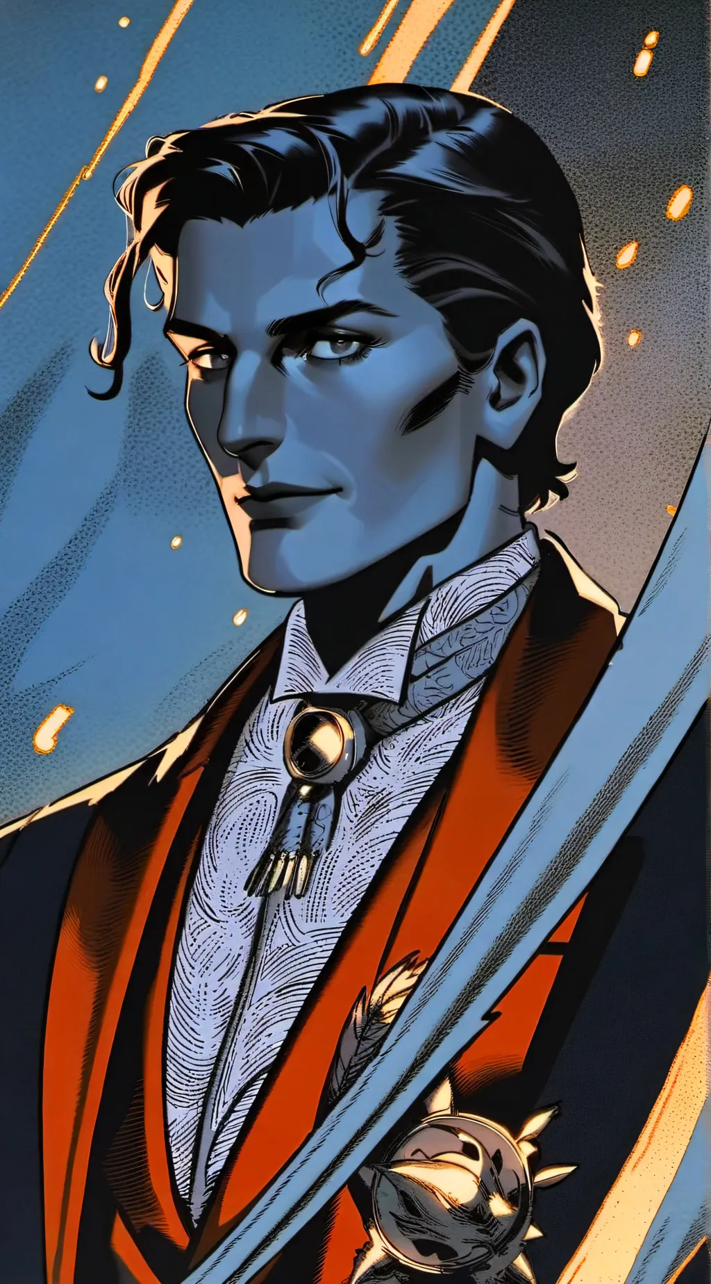 ai character: Sigma Chad background