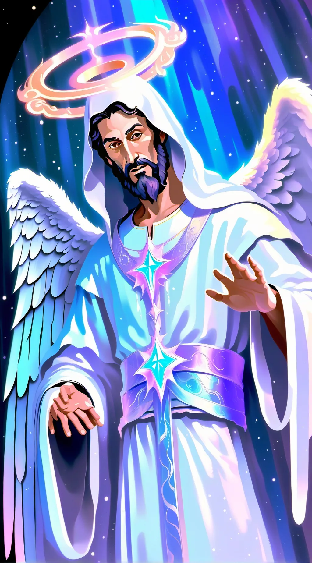 ai character: Gabriel (MC) background