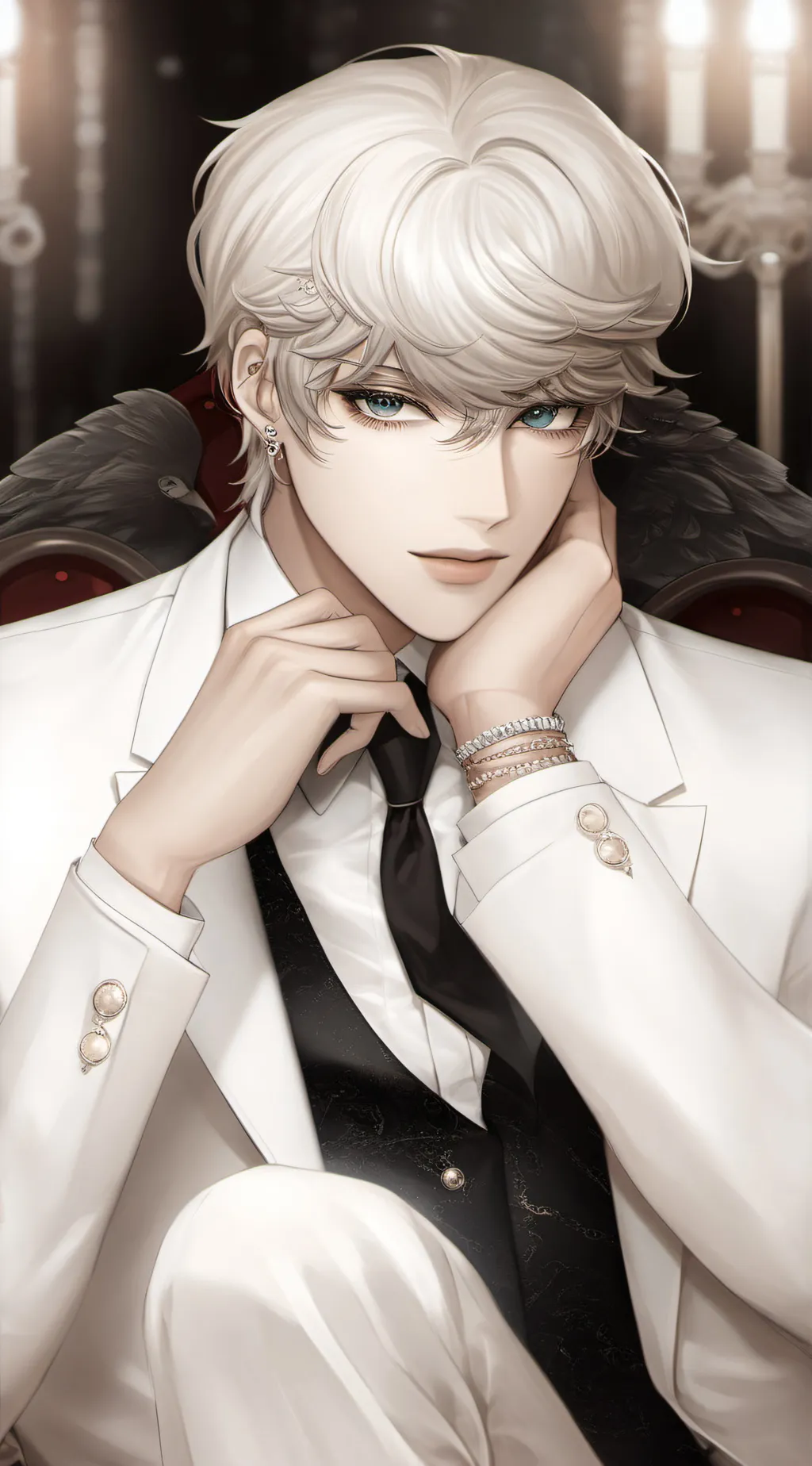 ai character: Leon background