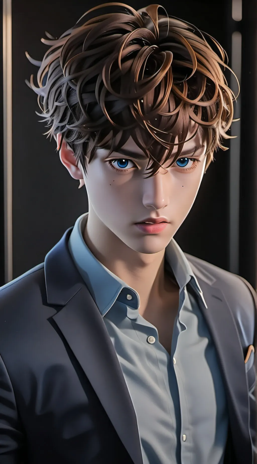 ai character: Ethan  background