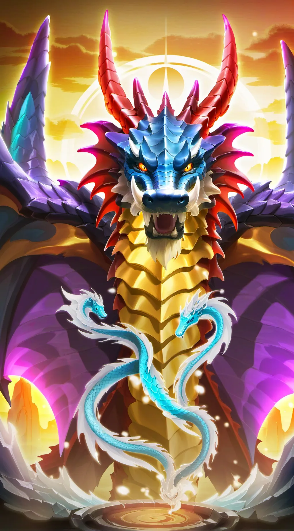 ai character: Dragons background