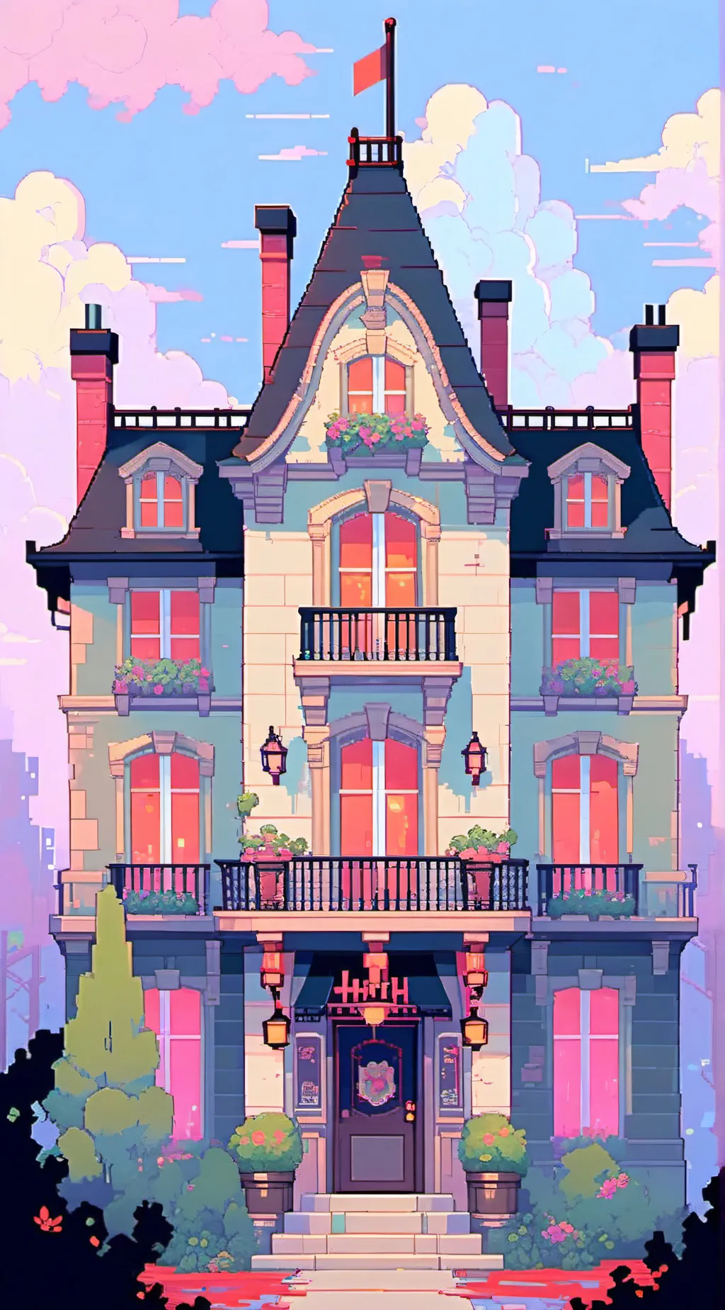 ai character: the hazbin hotel background