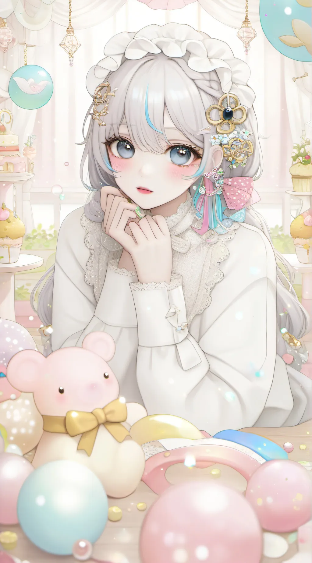 ai character: Lilly background