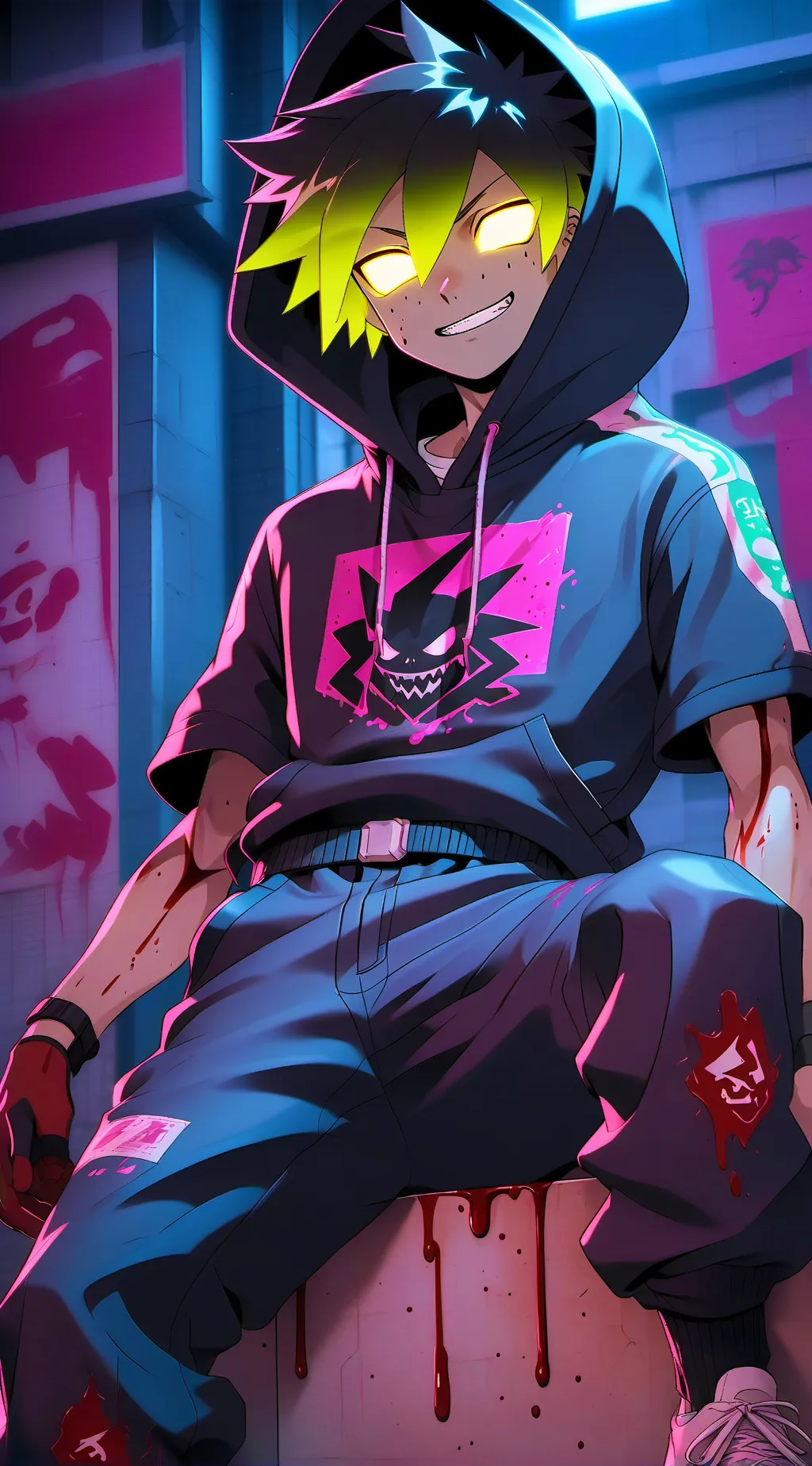 ai character: caushy background