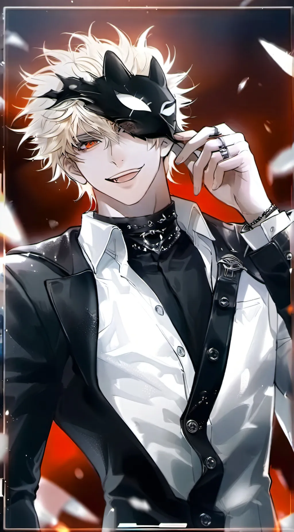 ai character: Bakugo- party background