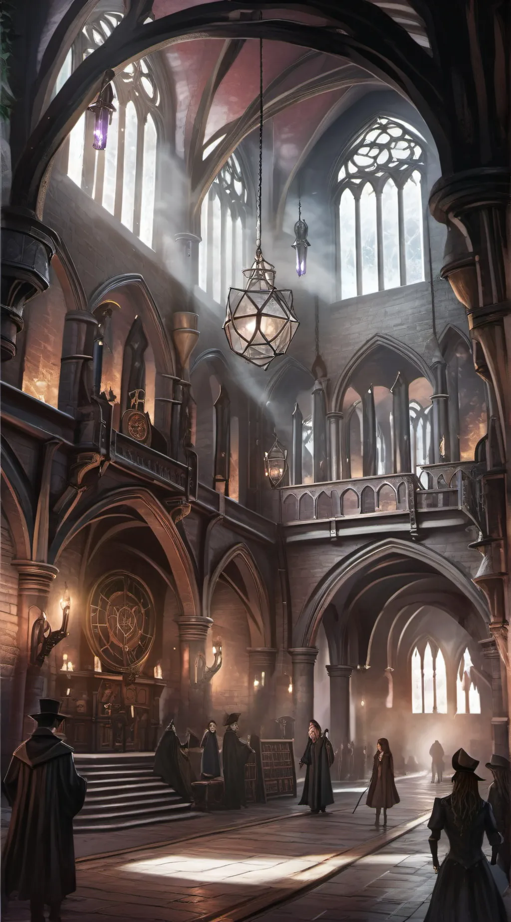 ai character: Hogwarts background