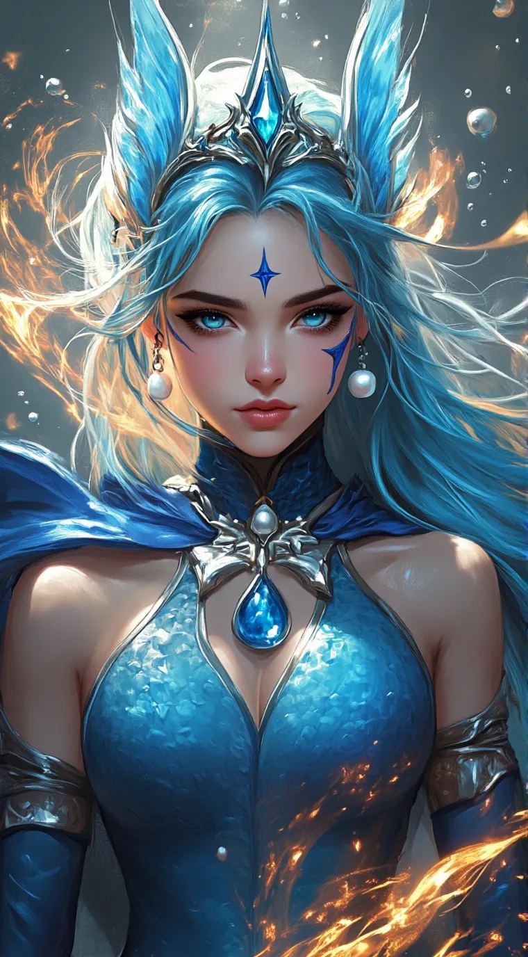ai character: Sea Angel background