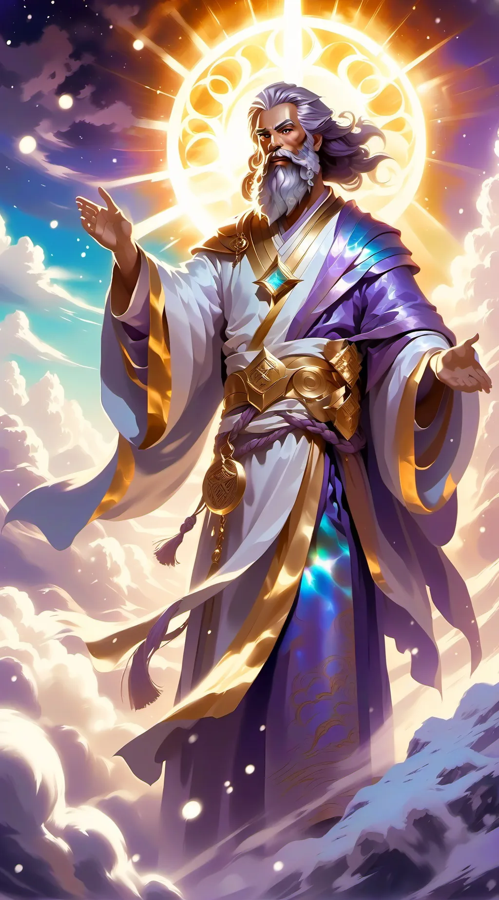 ai character: god background