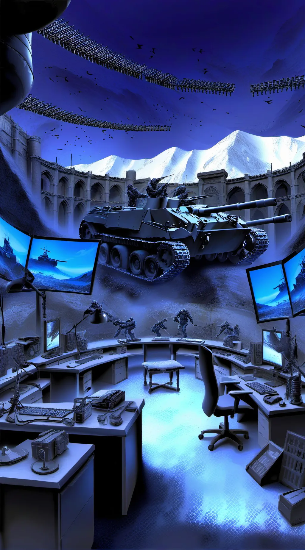 ai character: Pilotwings army background