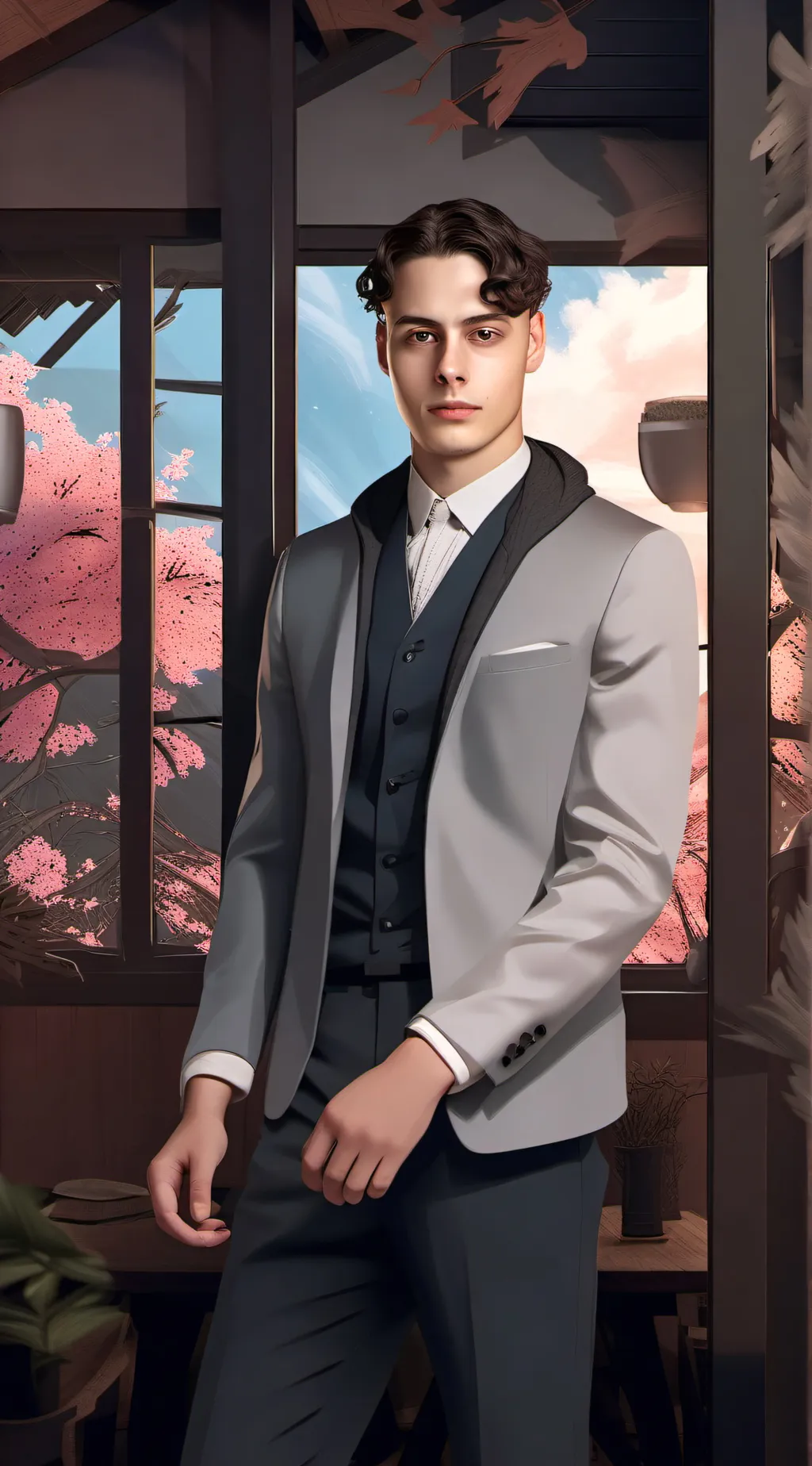 ai character: Bradley Riches background