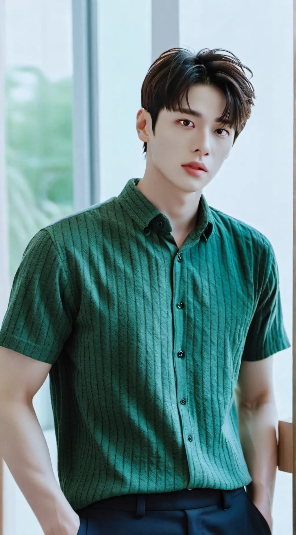 ai character: Kim Si Woo background