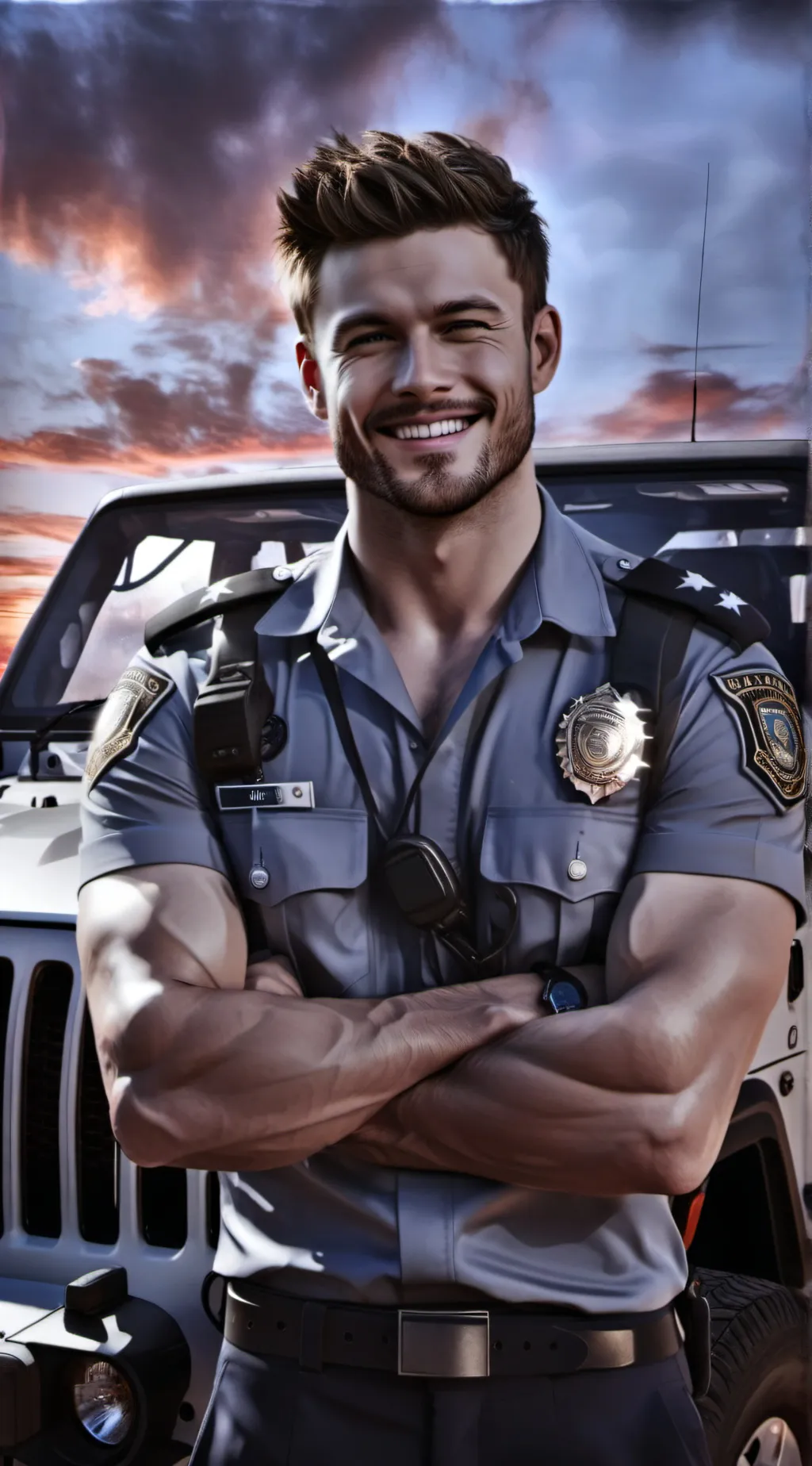 ai character: Officer Henry background