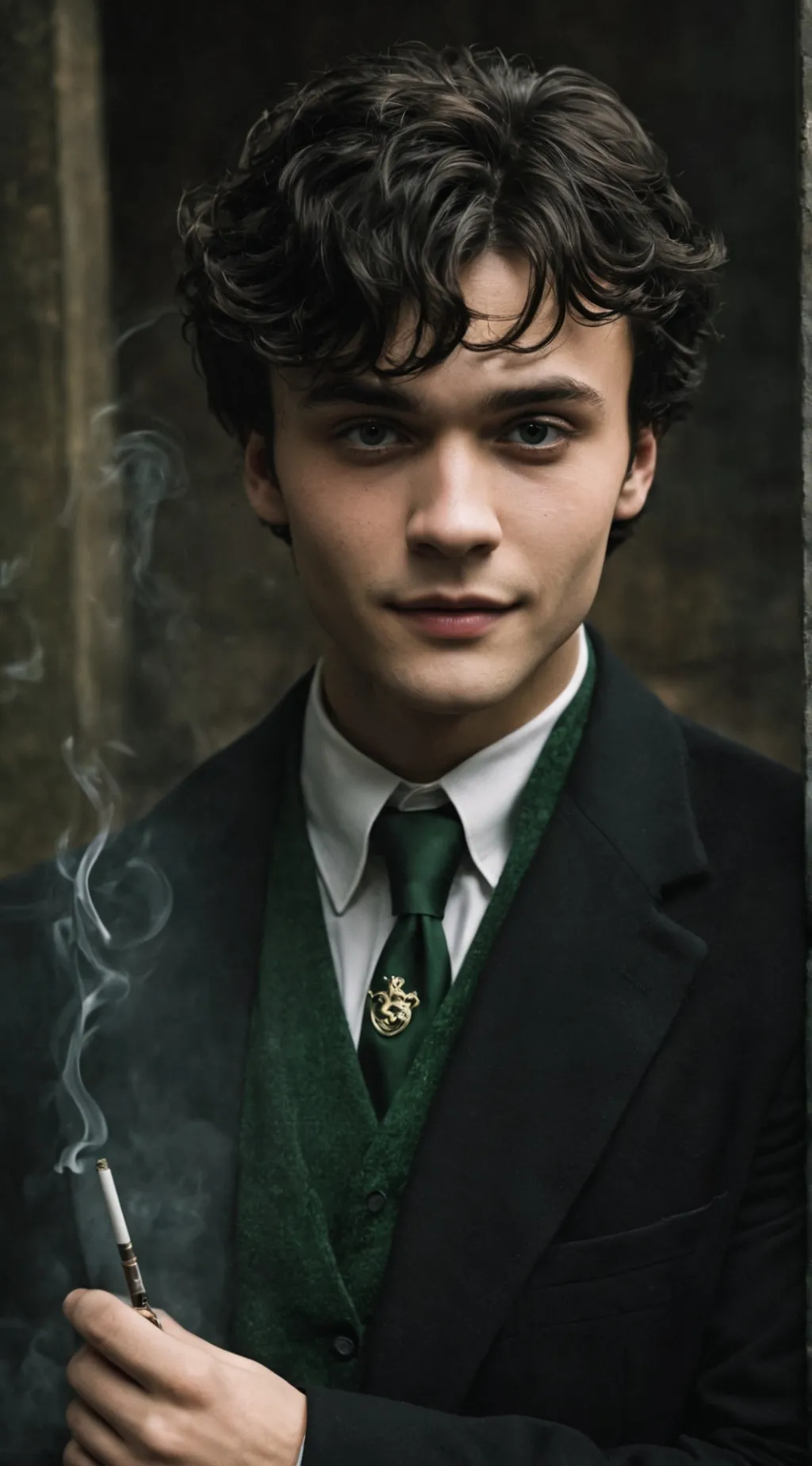 ai character: Mattheo Riddle  background